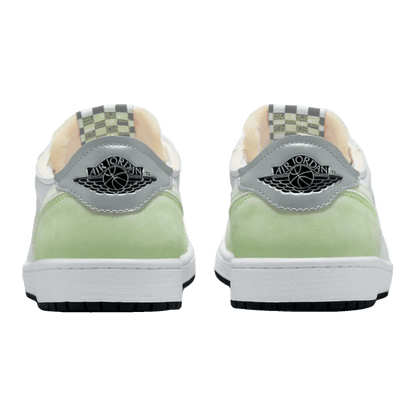 Nike Air Jordan 1 Retro Low White Ghost Green Black Back
