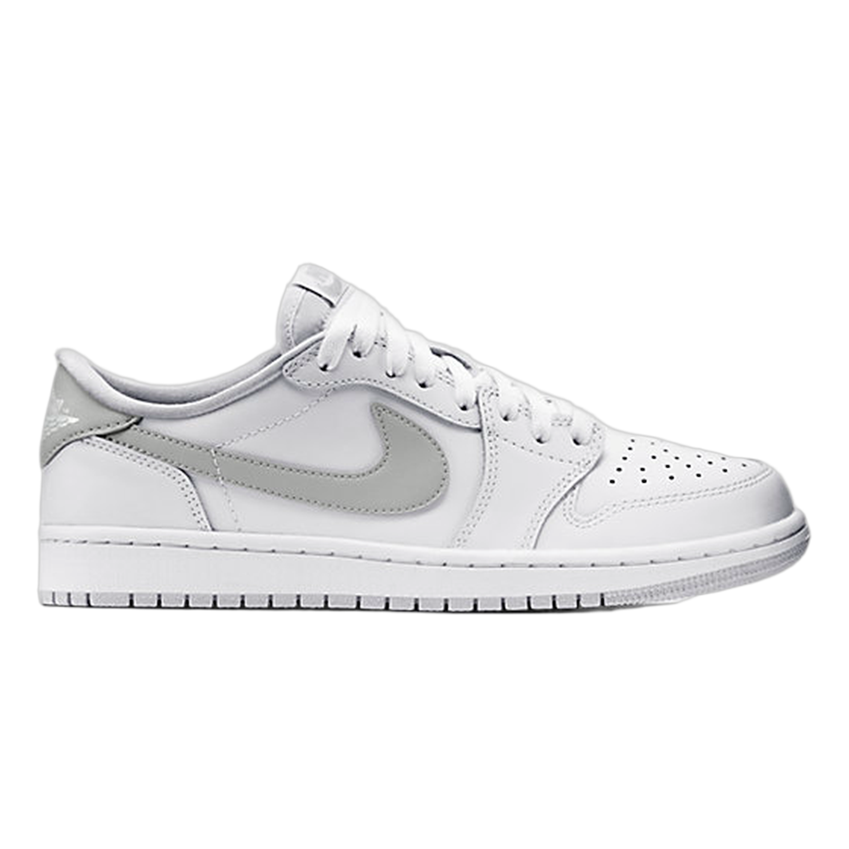 Nike Air Jordan 1 Retro Low White Neutral Grey (2015) 705329-100