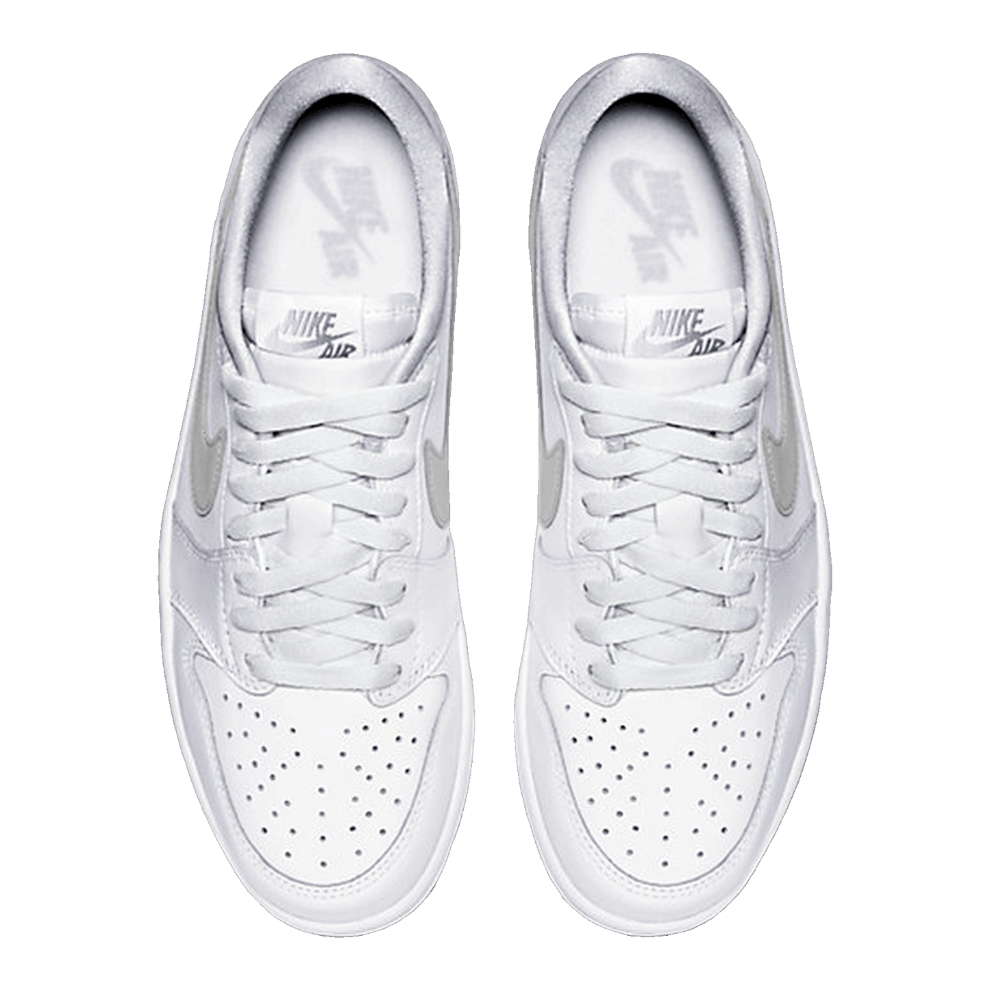 Nike Air Jordan 1 Retro Low White Neutral Grey (2015) Oben 705329-100