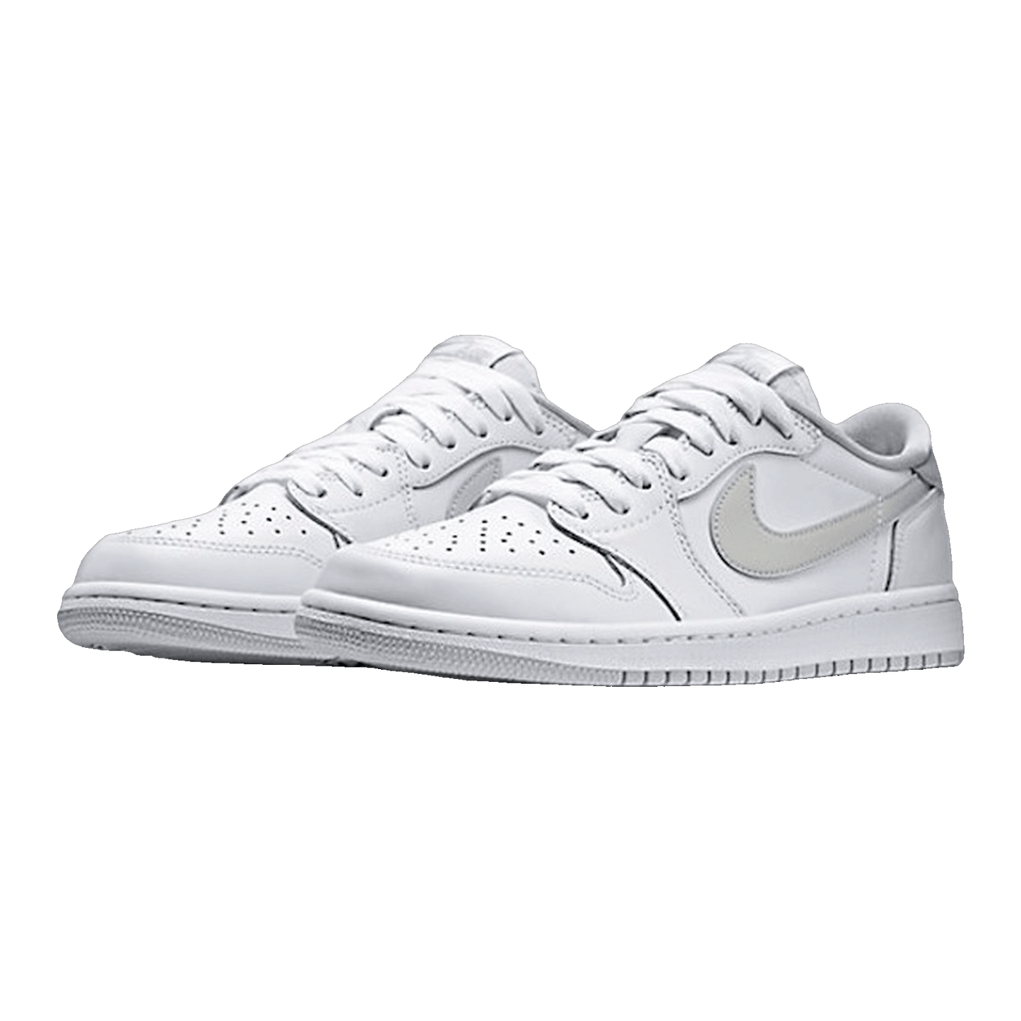 Nike Air Jordan 1 Retro Low White Neutral Grey (2015) Side 705329-100