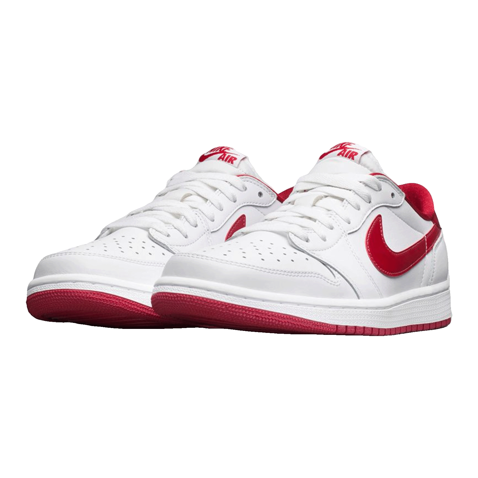Nike Air Jordan 1 Retro Low White Varsity Red Side