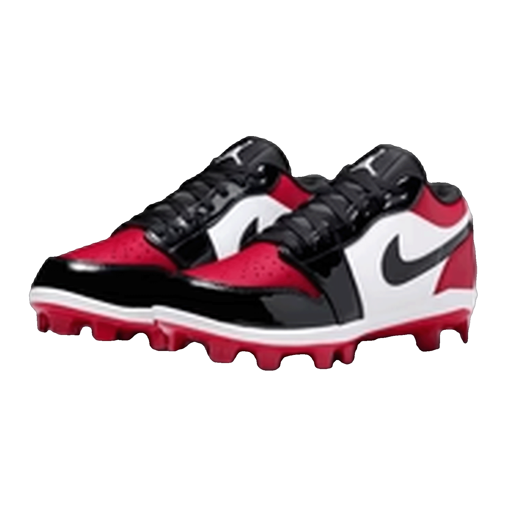Nike Air Jordan 1 Retro MCS Low Patent Bred Toe Side