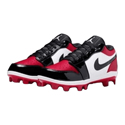 Nike Air Jordan 1 Retro MCS Low Patent Bred Toe Side