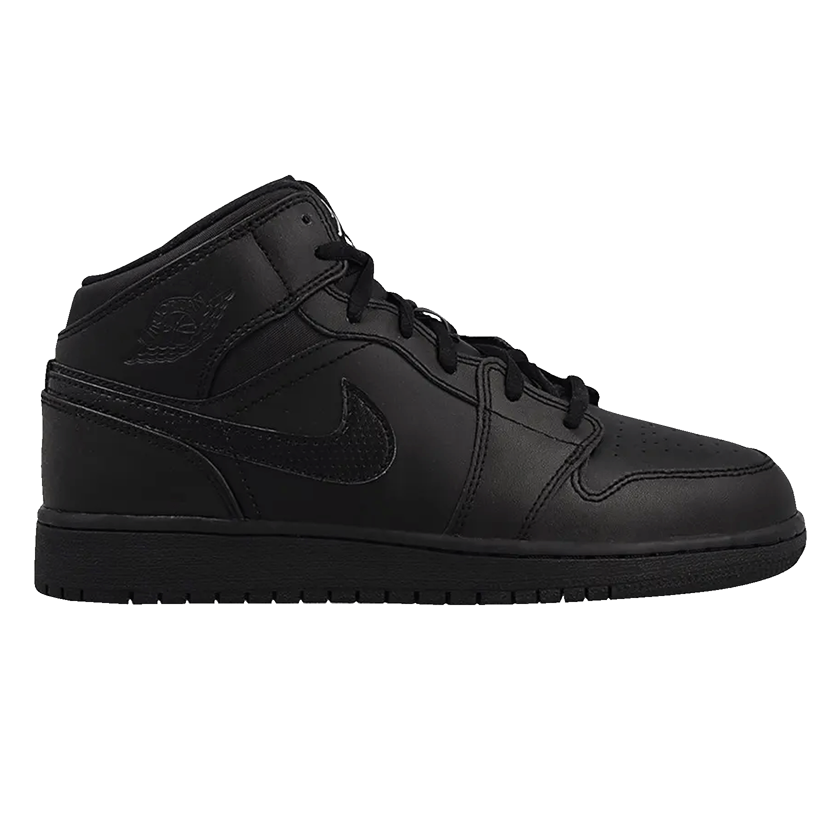 Nike Air Jordan 1 Retro Mid Black (2016) (GS)