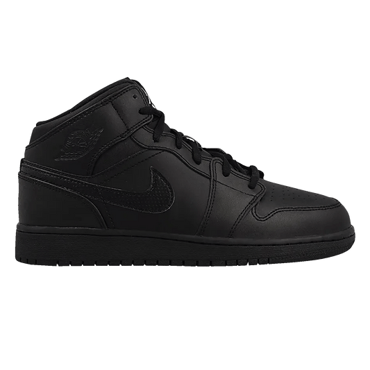 Nike Air Jordan 1 Retro Mid Black (2016) (GS)