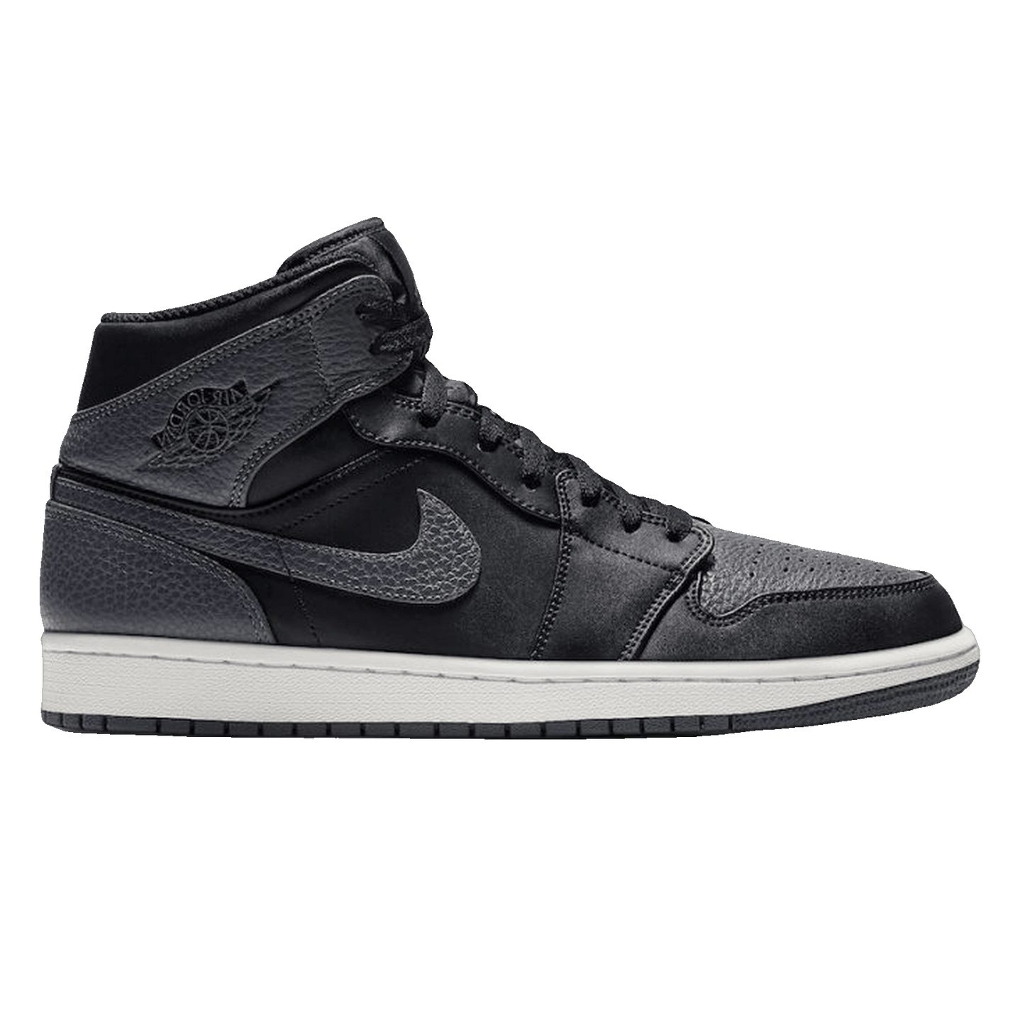 Nike Air Jordan 1 Retro Mid Black Dark Grey