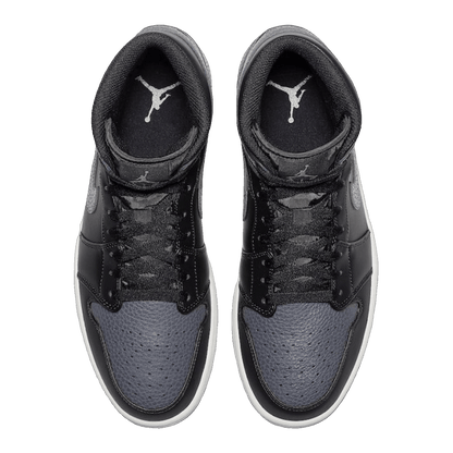Nike Air Jordan 1 Retro Mid Black Dark Grey Oben