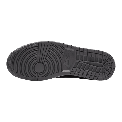 Nike Air Jordan 1 Retro Mid Black Dark Grey Sohle