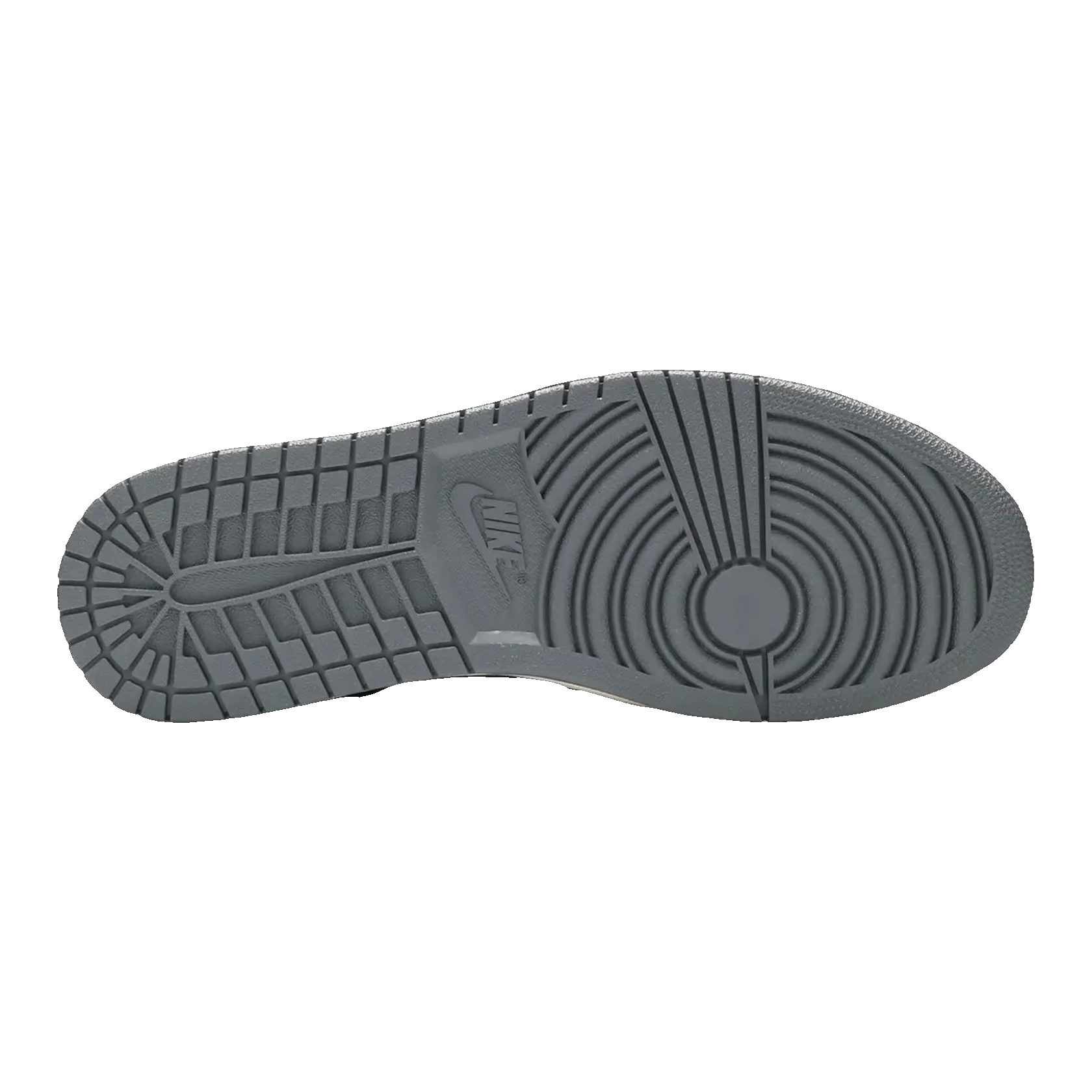 Nike Air Jordan 1 Retro Mid Black Gym Red Anthracite Sohle