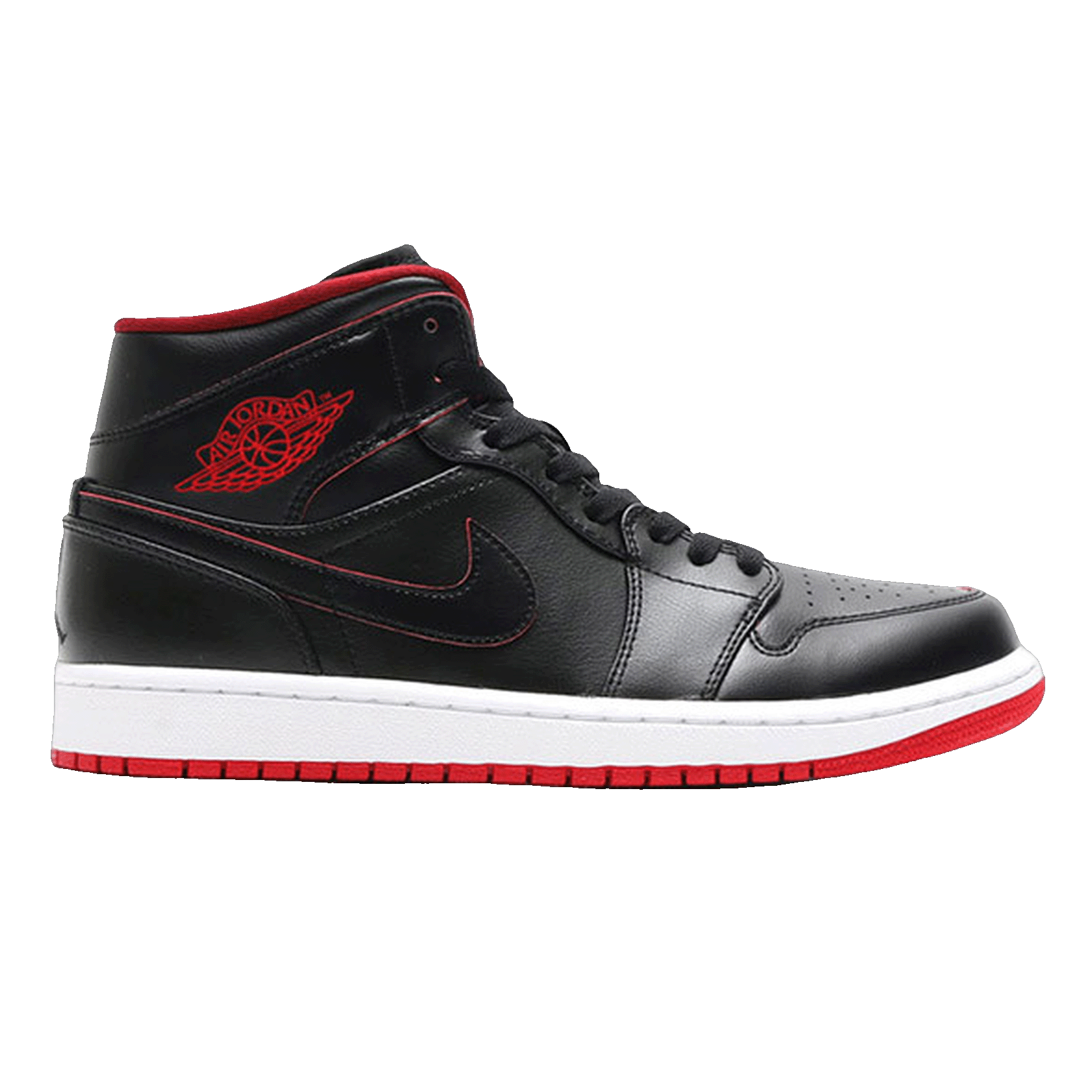 Nike Air Jordan 1 Retro Mid Black Red White