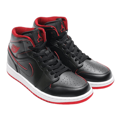 Nike Air Jordan 1 Retro Mid Black Red White Side