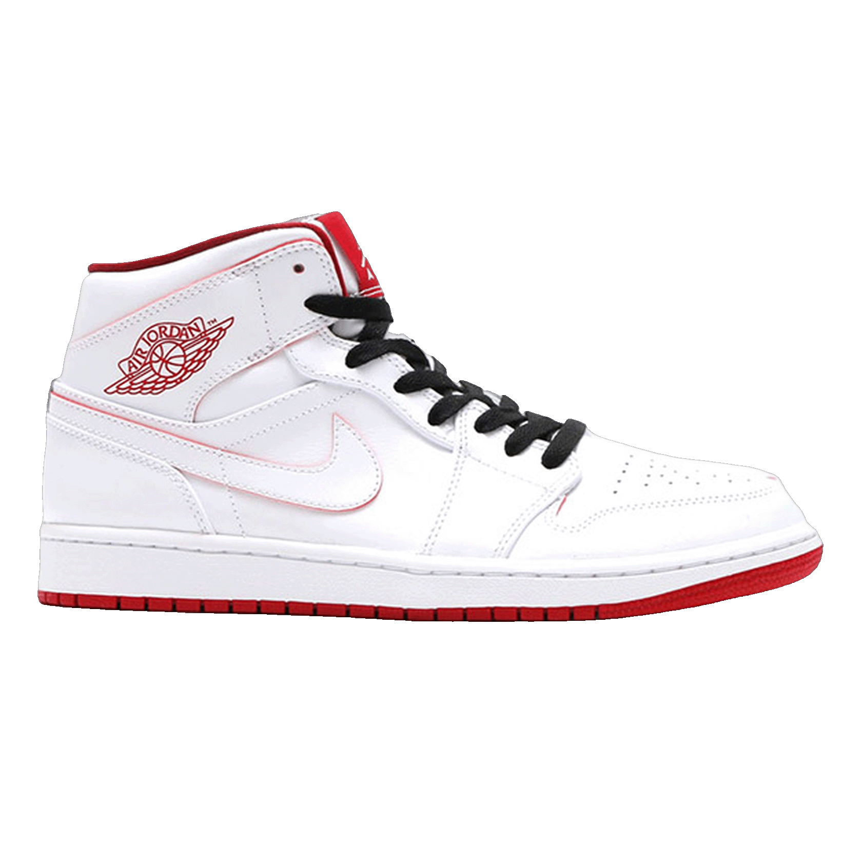 Nike Air Jordan 1 Retro Mid Team Red Black