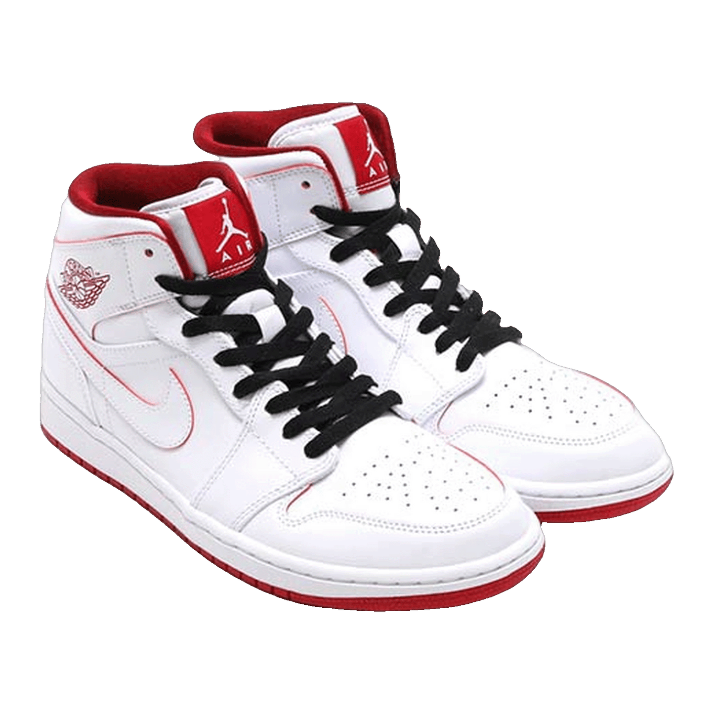 Nike Air Jordan 1 Retro Mid Team Red Black Side