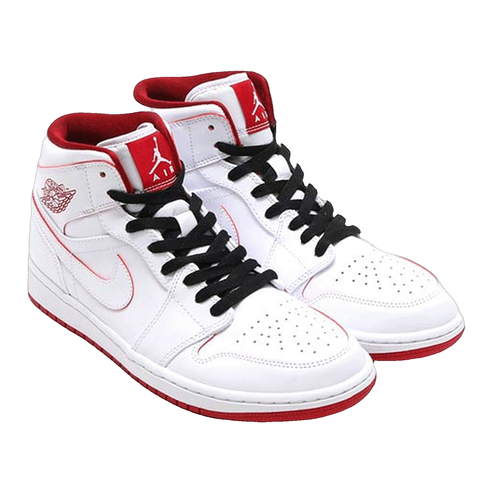 Nike Air Jordan 1 Retro Mid Team Red Black Side