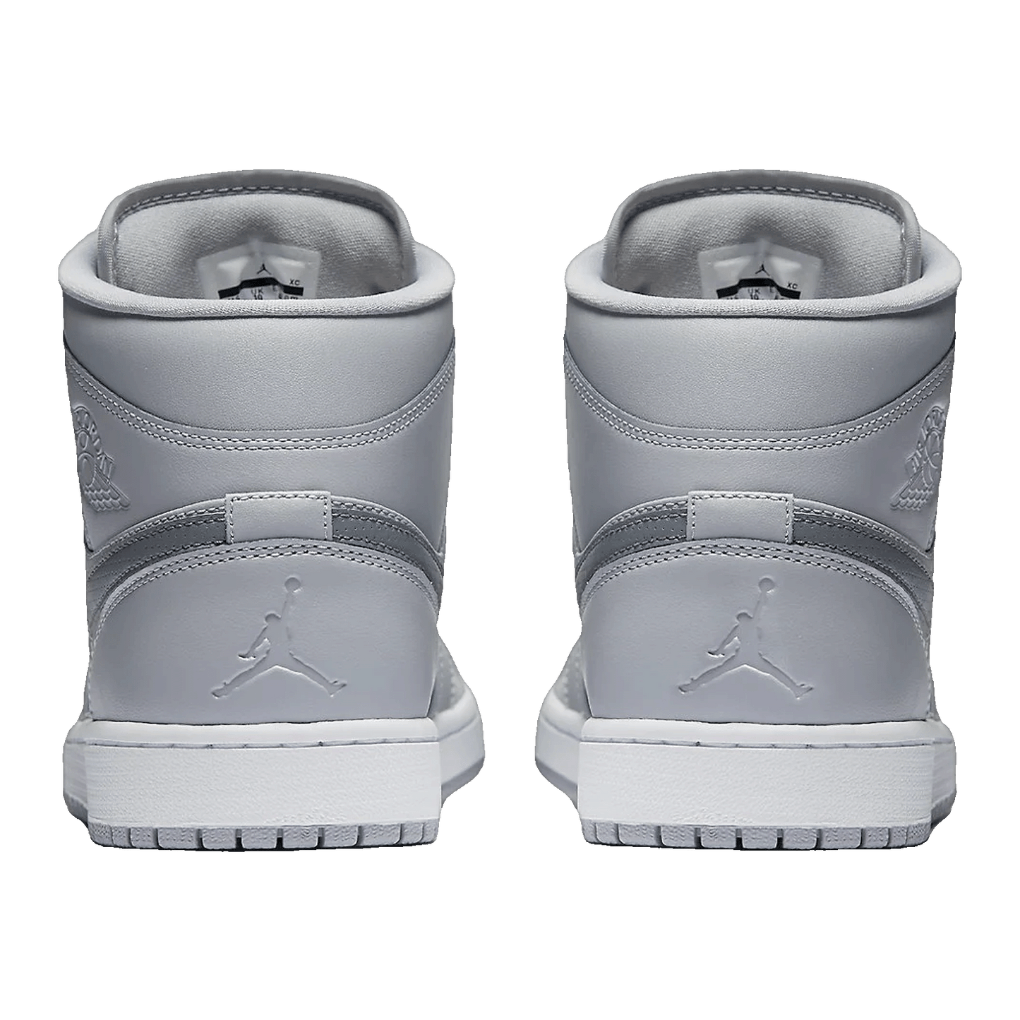 Nike Air Jordan 1 Retro Mid Wolf Grey Cool Grey Back