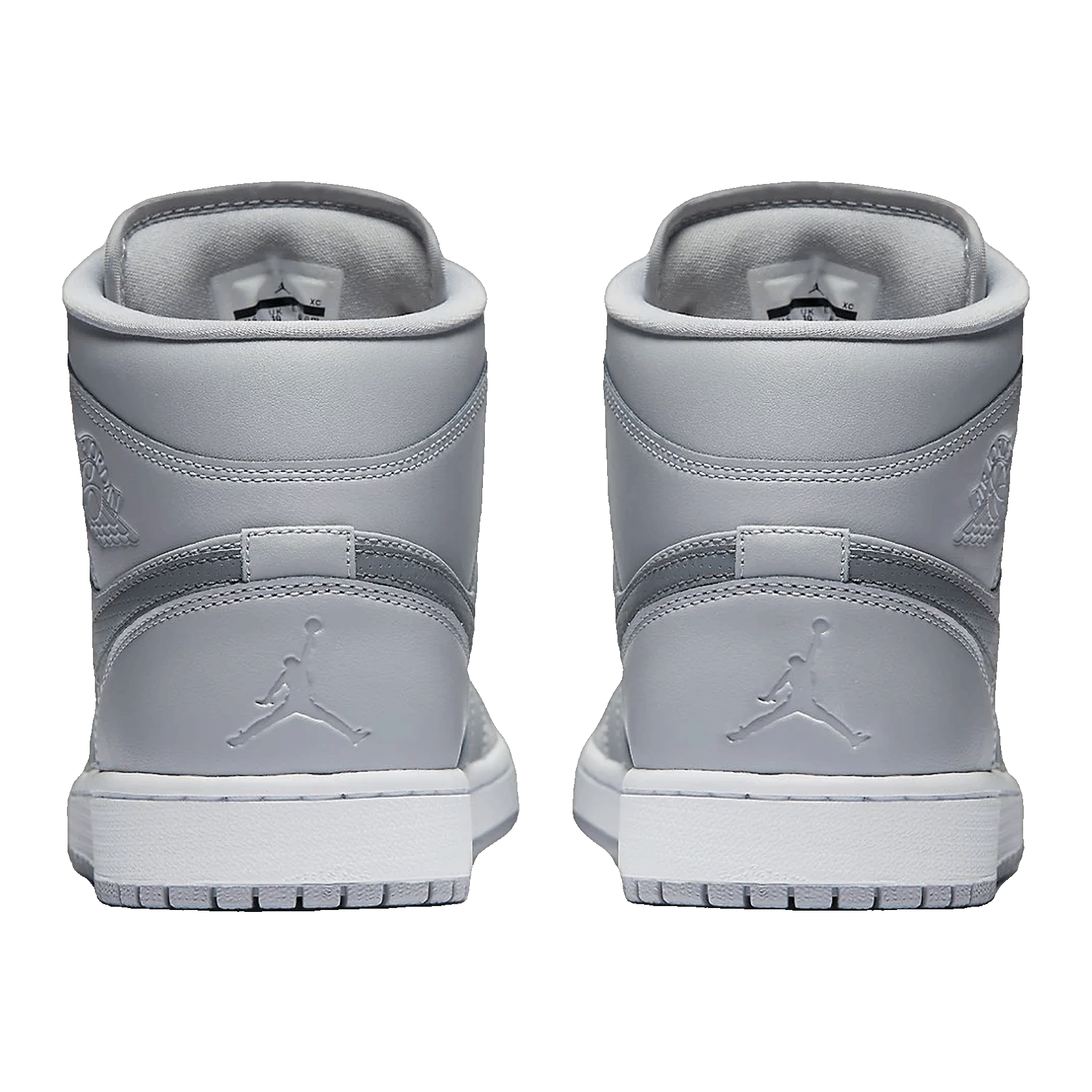 Nike Air Jordan 1 Retro Mid Wolf Grey Cool Grey Back