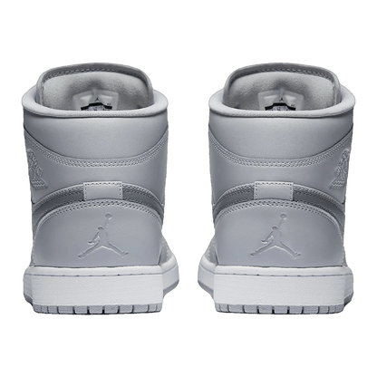Nike Air Jordan 1 Retro Mid Wolf Grey Cool Grey Back