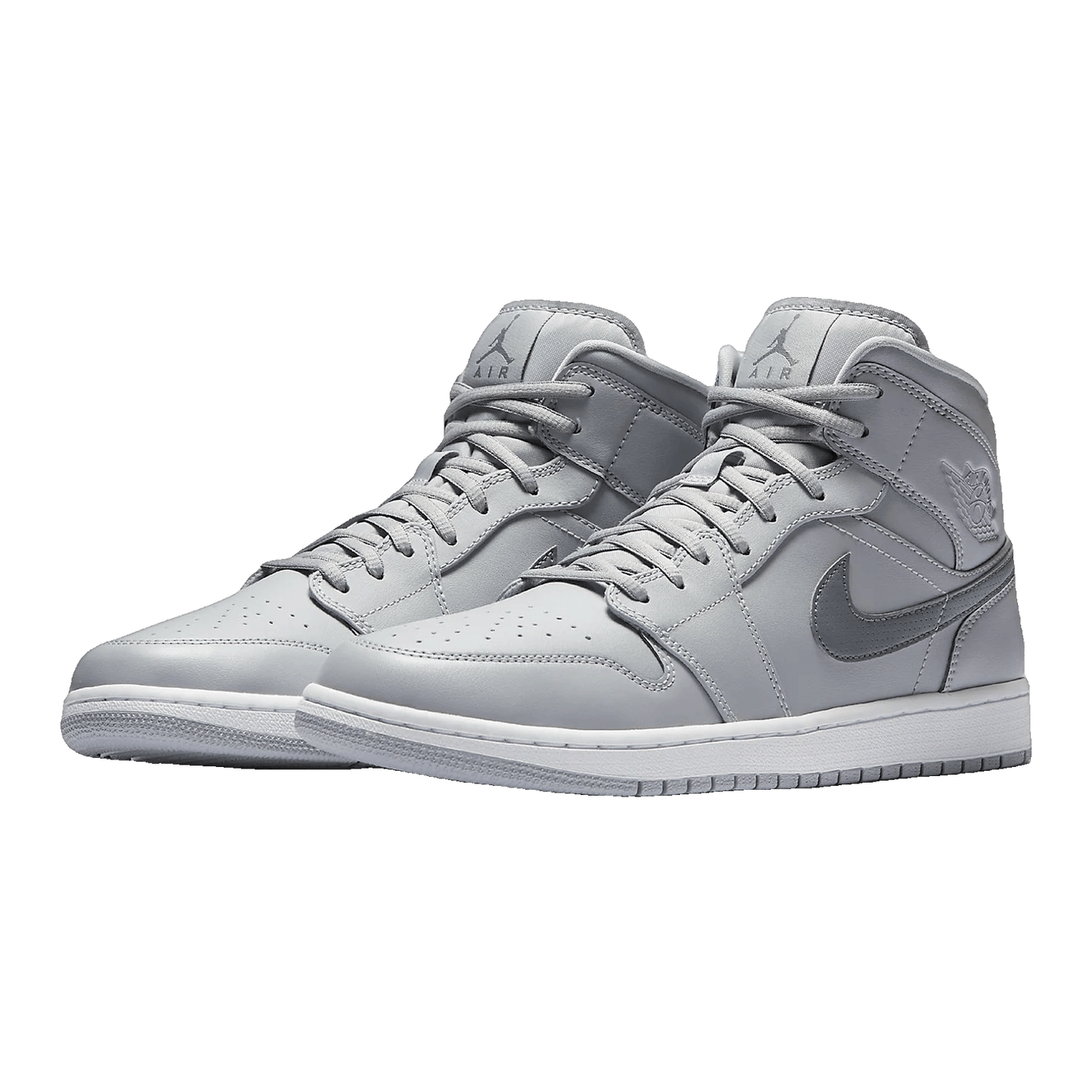 Nike Air Jordan 1 Retro Mid Wolf Grey Cool Grey Side