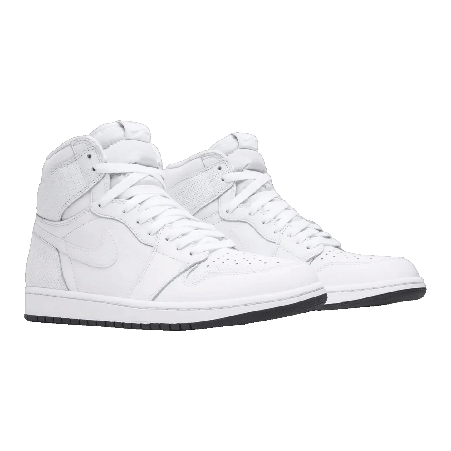 Nike Air Jordan 1 Retro White Perforated Side