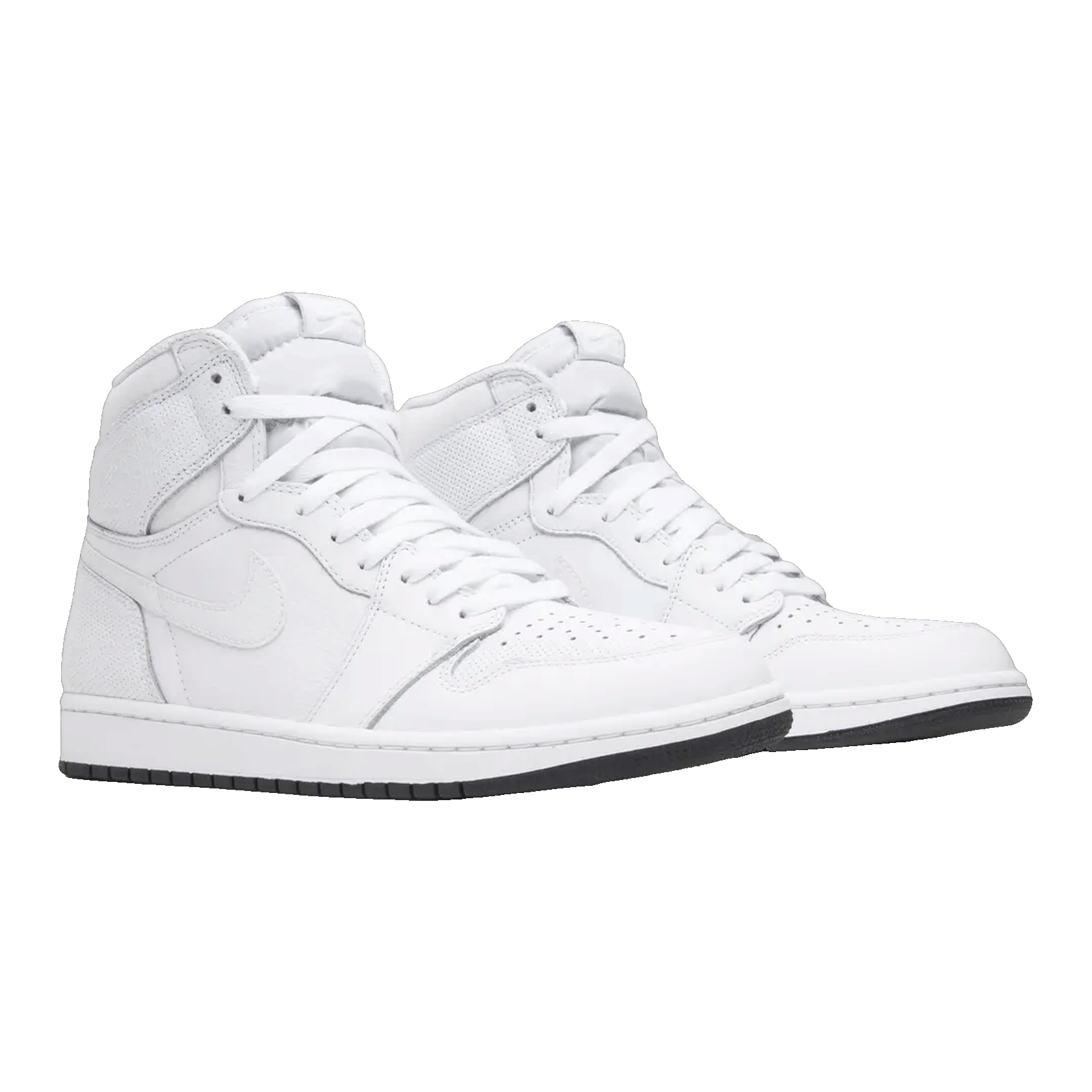 Nike Air Jordan 1 Retro White Perforated Side