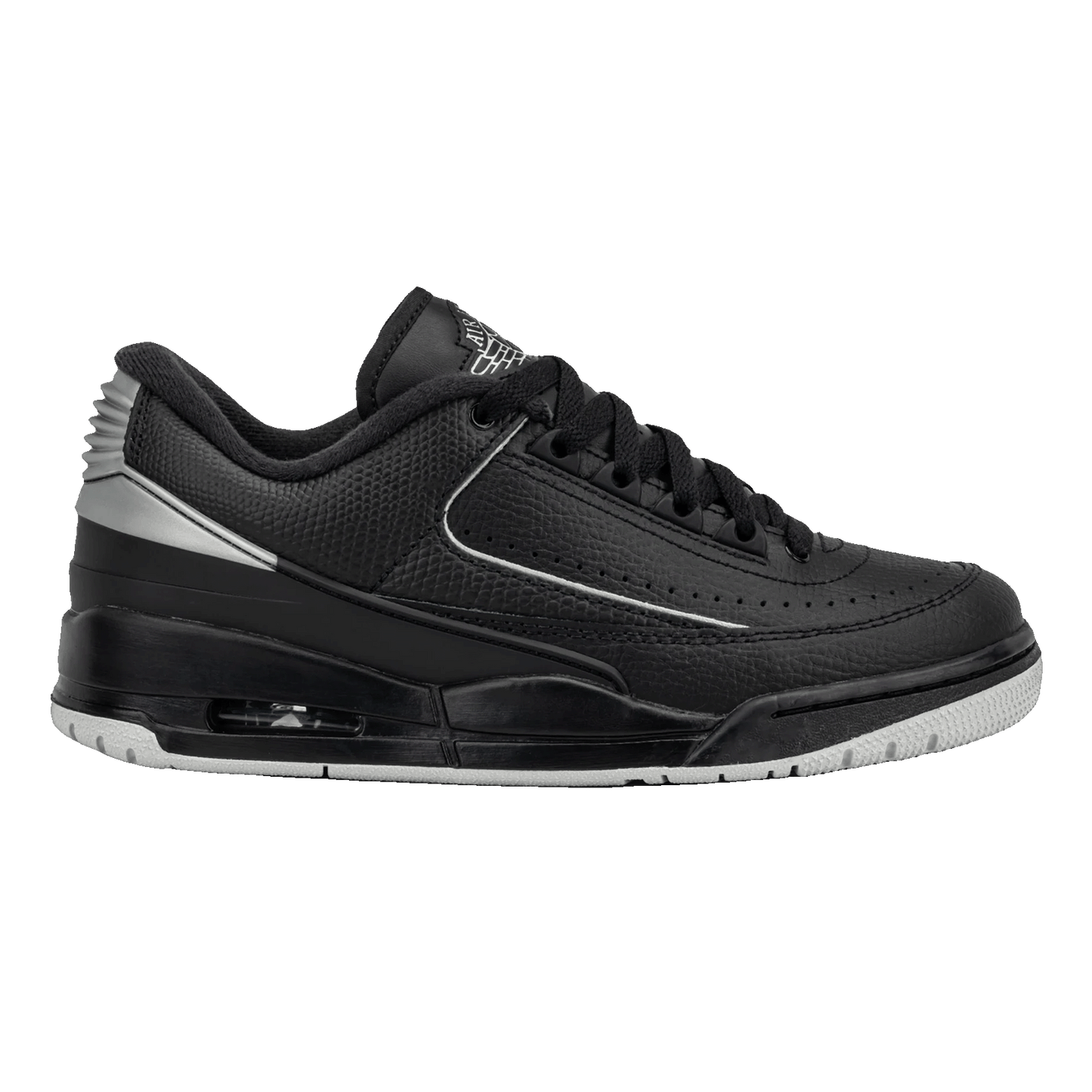 Nike Air Jordan 2/3 Black Metallic Silver (GS) FD0384-001