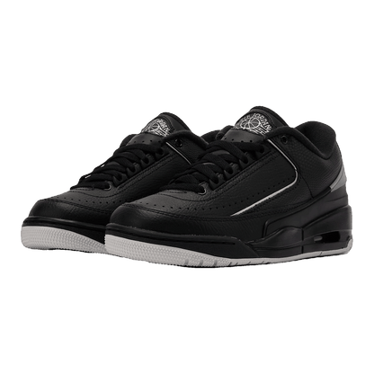 Nike Air Jordan 2/3 Black Metallic Silver (GS) Side FD0384-001