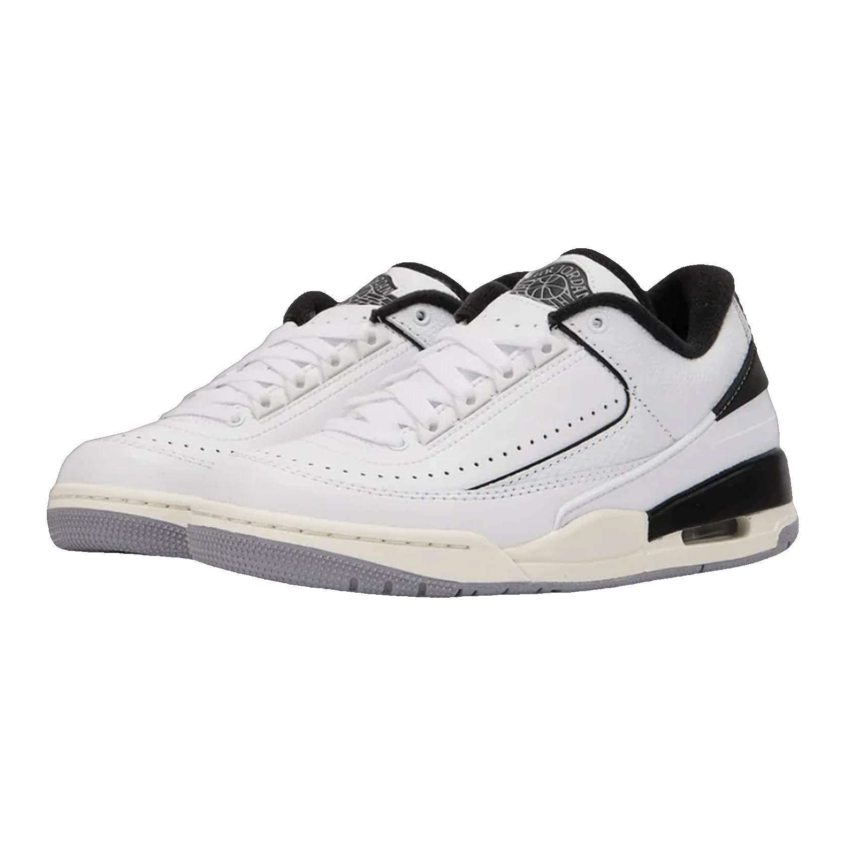 Nike Air Jordan 2/3 White Black (GS) Side FD0384-100