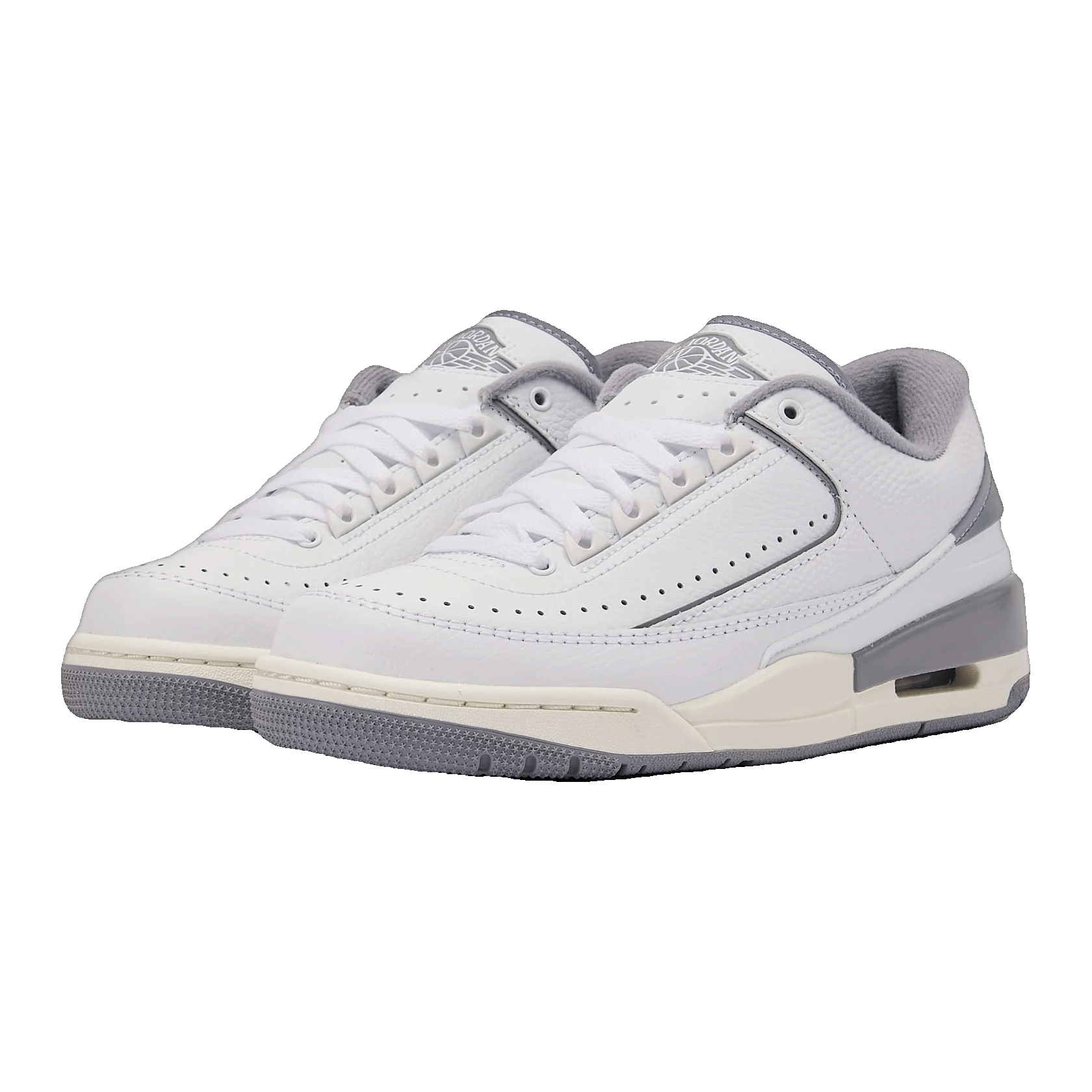 Nike Air Jordan 2/3 White Cement (GS) Side FD0384-101