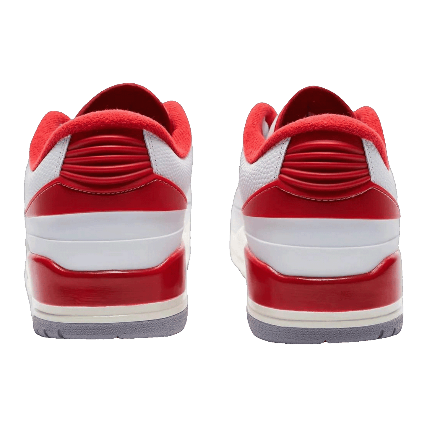 Nike Air Jordan 2/3 White Varsity Red (GS) Back FD0384-161