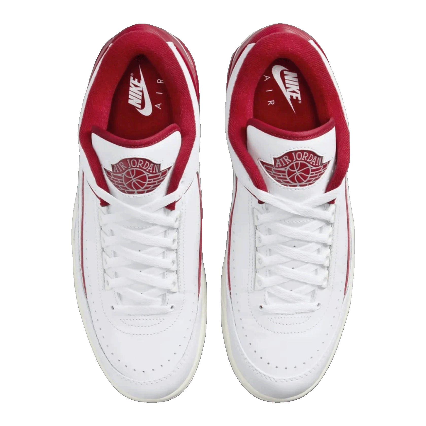 Nike Air Jordan 2/3 White Varsity Red (GS) Oben FD0384-161