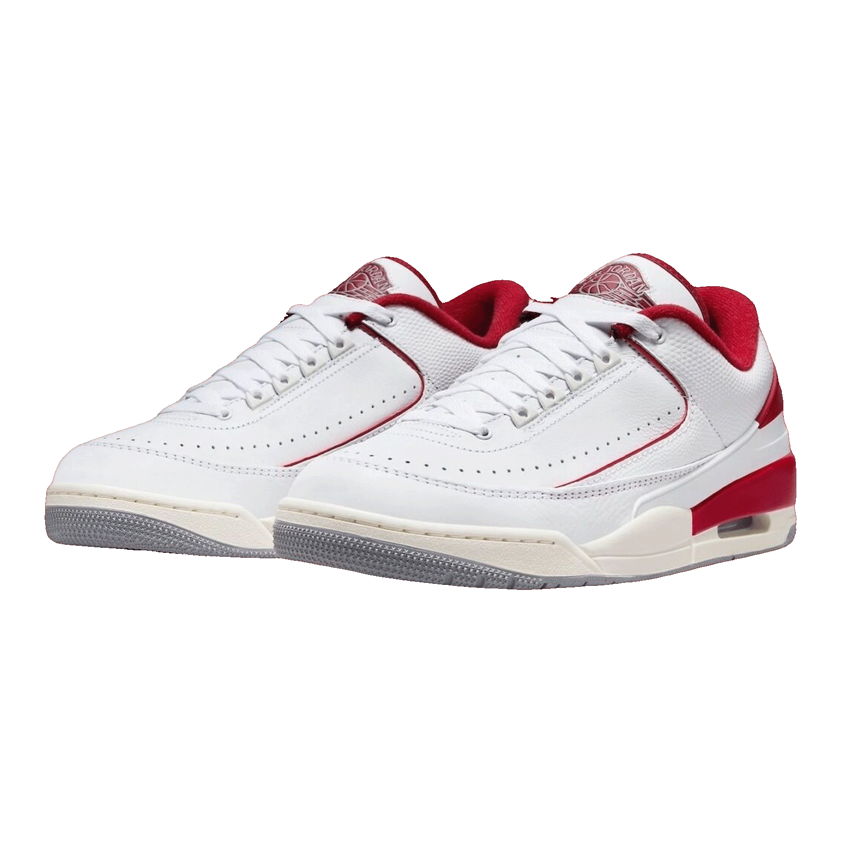 Nike Air Jordan 2/3 White Varsity Red Side FD0383-161