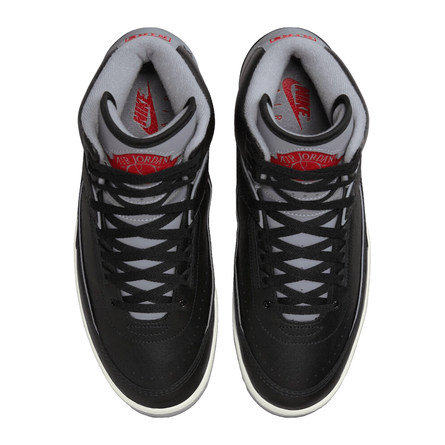 Nike Air Jordan 2 Retro Black Cement Oben