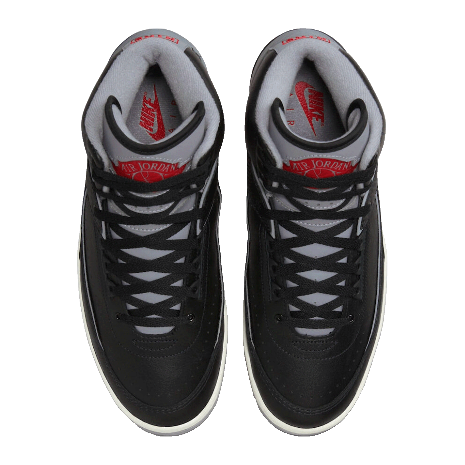 Nike Air Jordan 2 Retro Black Cement Oben