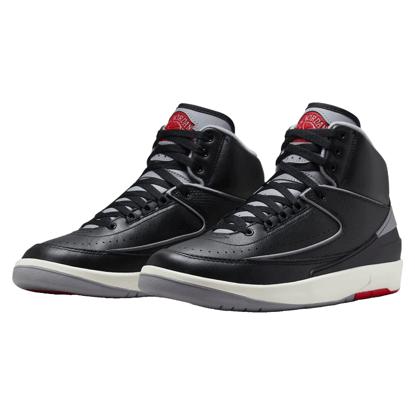 Nike Air Jordan 2 Retro Black Cement Side