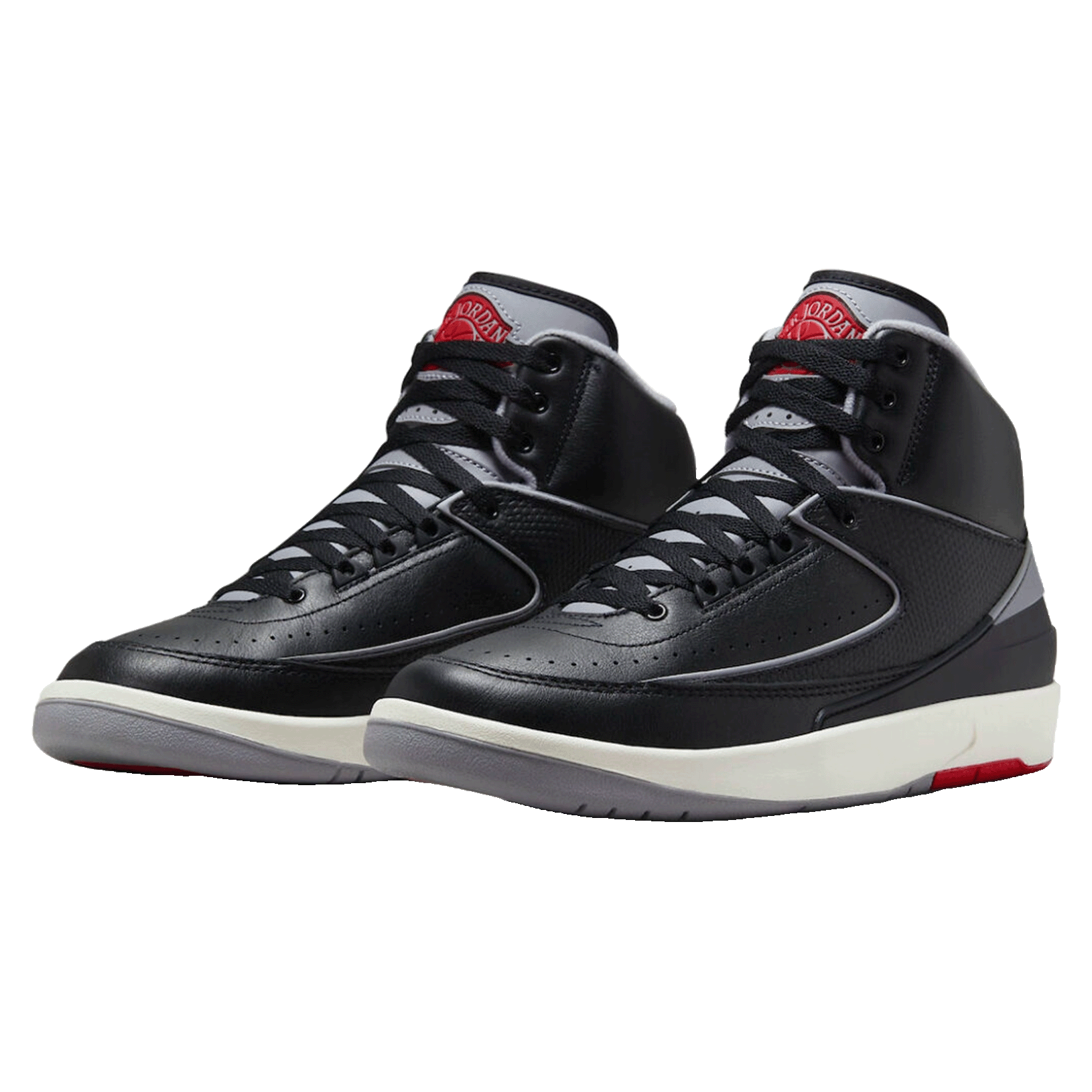 Nike Air Jordan 2 Retro Black Cement Side