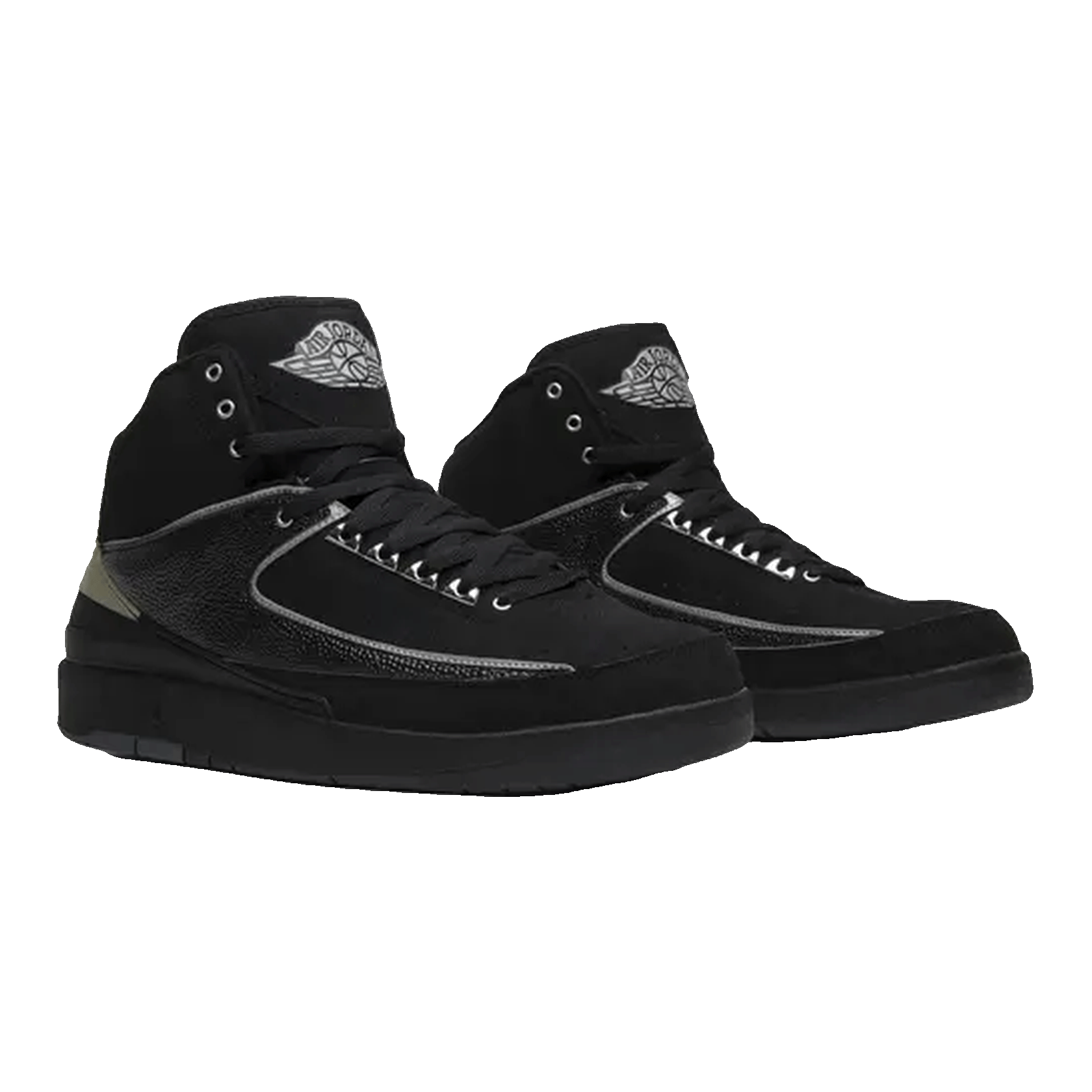 Nike Air Jordan 2 Retro Black Chrome (2004) Side 308308-001