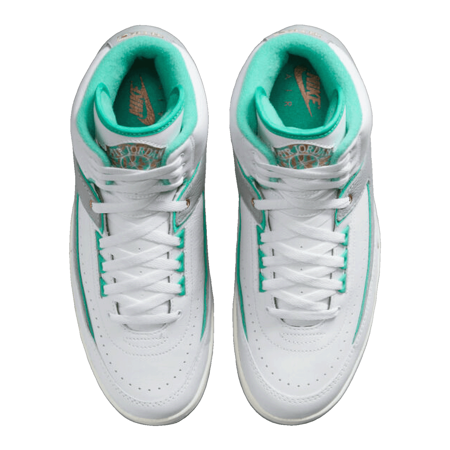 Nike Air Jordan 2 Retro Crystal Mint (W) Oben FN6755-100