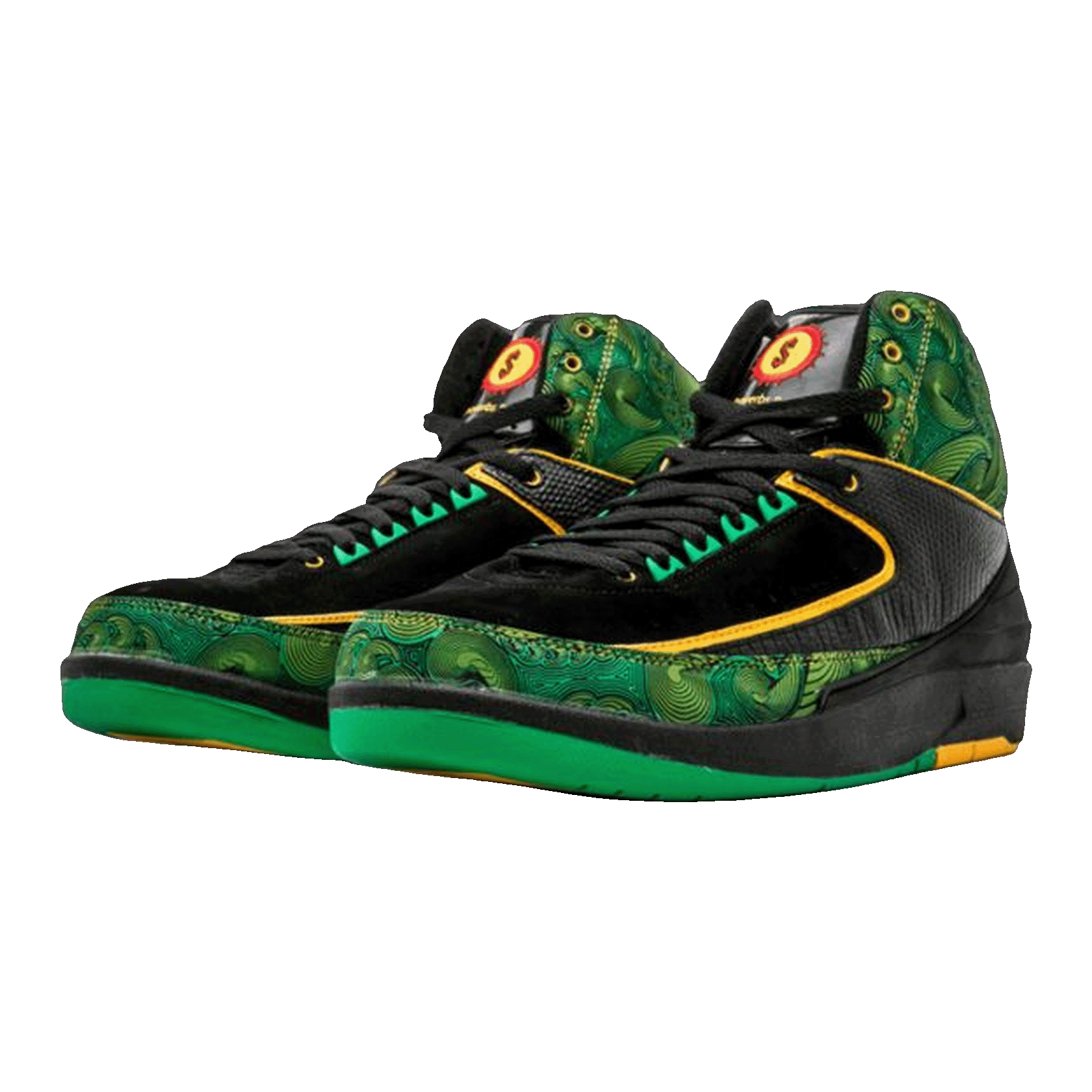 Nike Air Jordan 2 Retro Doernbecher Peacock Side 318304-071