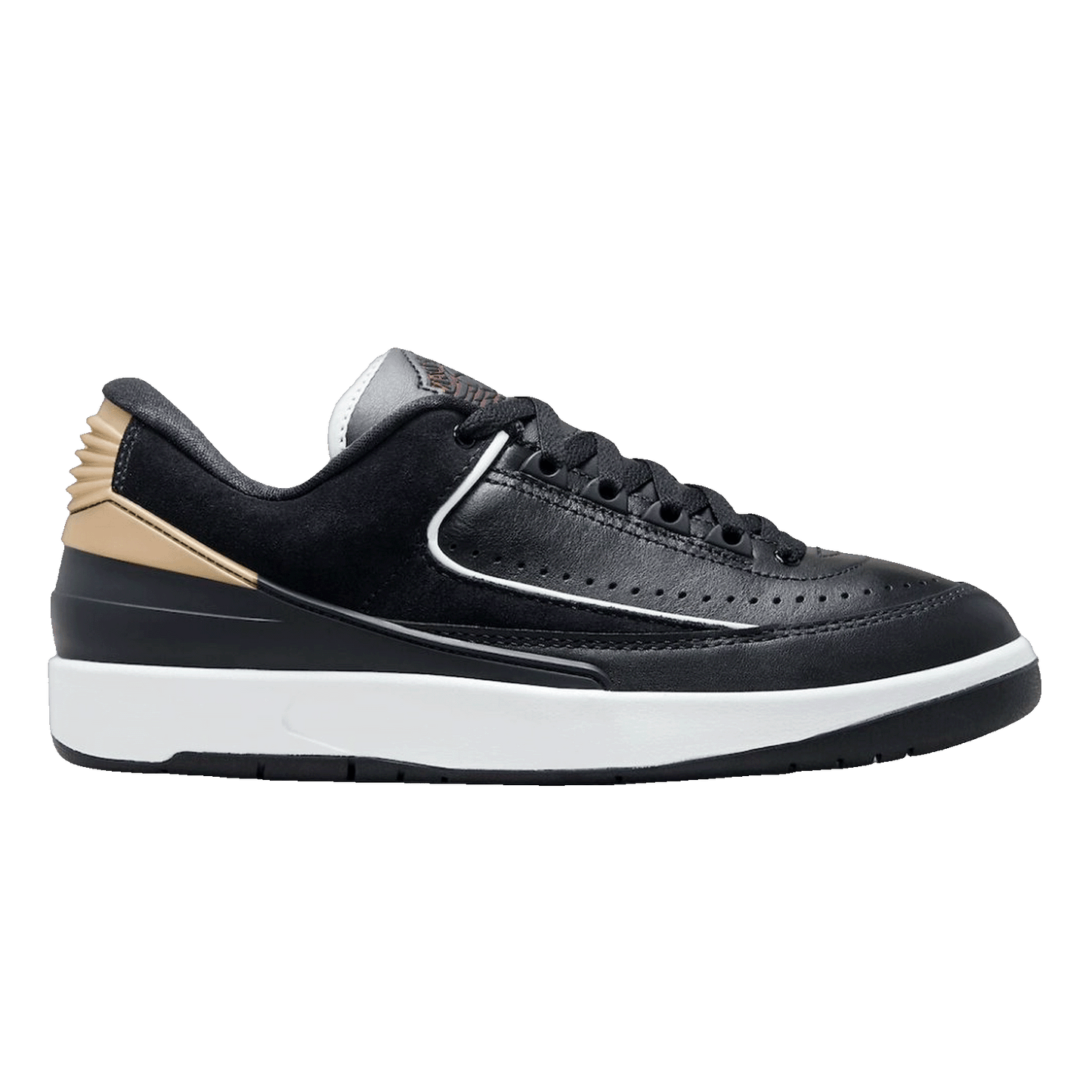 Nike Air Jordan 2 Retro Low Black Metallic Gold (W) DX4401-001