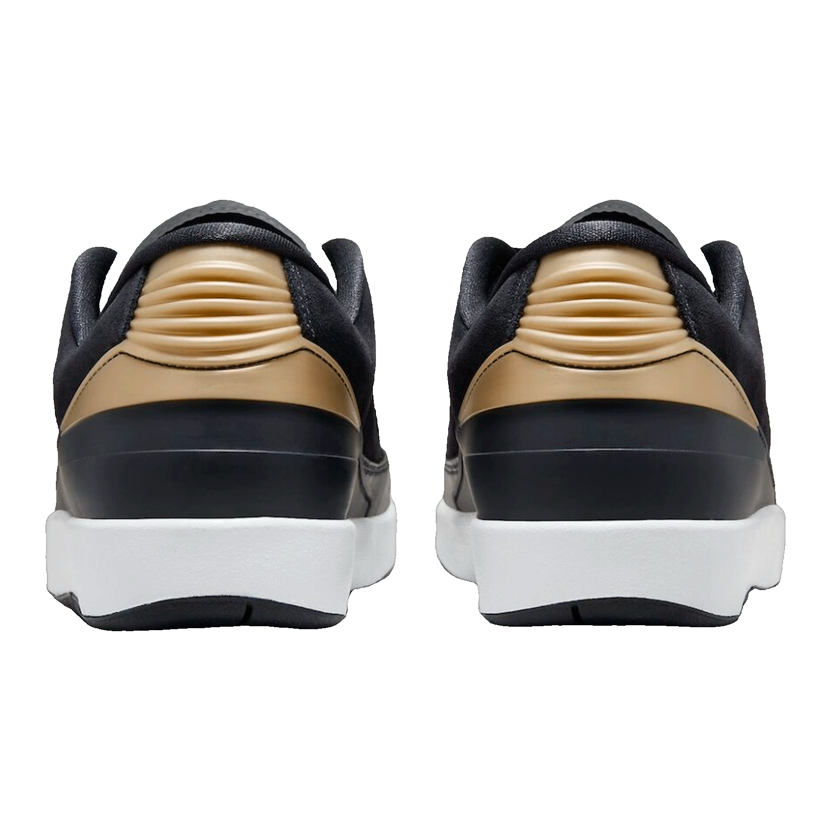 Nike Air Jordan 2 Retro Low Black Metallic Gold (W) Back DX4401-001