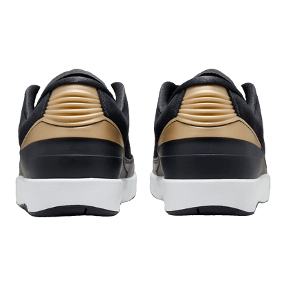 Nike Air Jordan 2 Retro Low Black Metallic Gold (W) Back DX4401-001