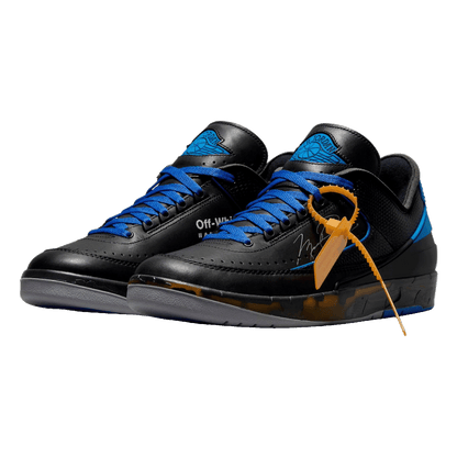 Nike Air Jordan 2 Retro Low SP Off-White Black Blue Side