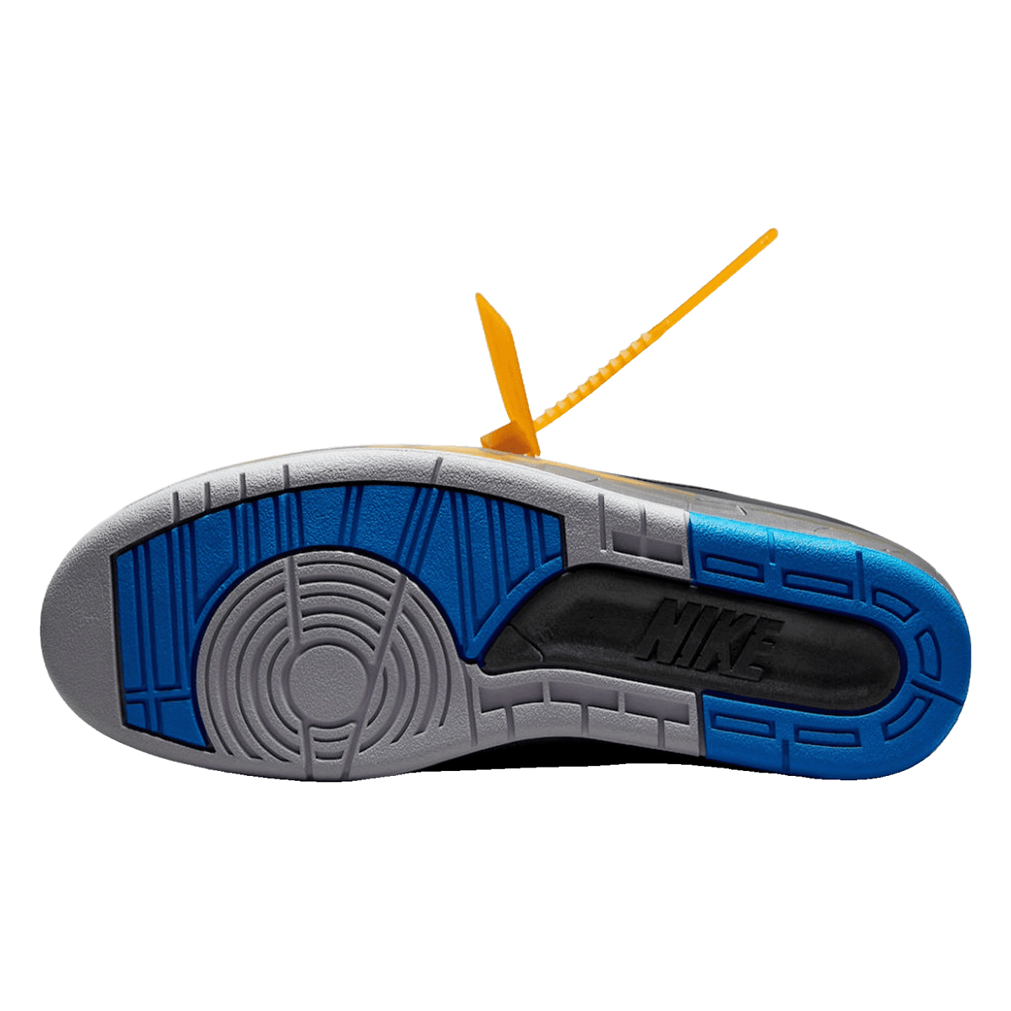 Nike Air Jordan 2 Retro Low SP Off-White Black Blue Sohle