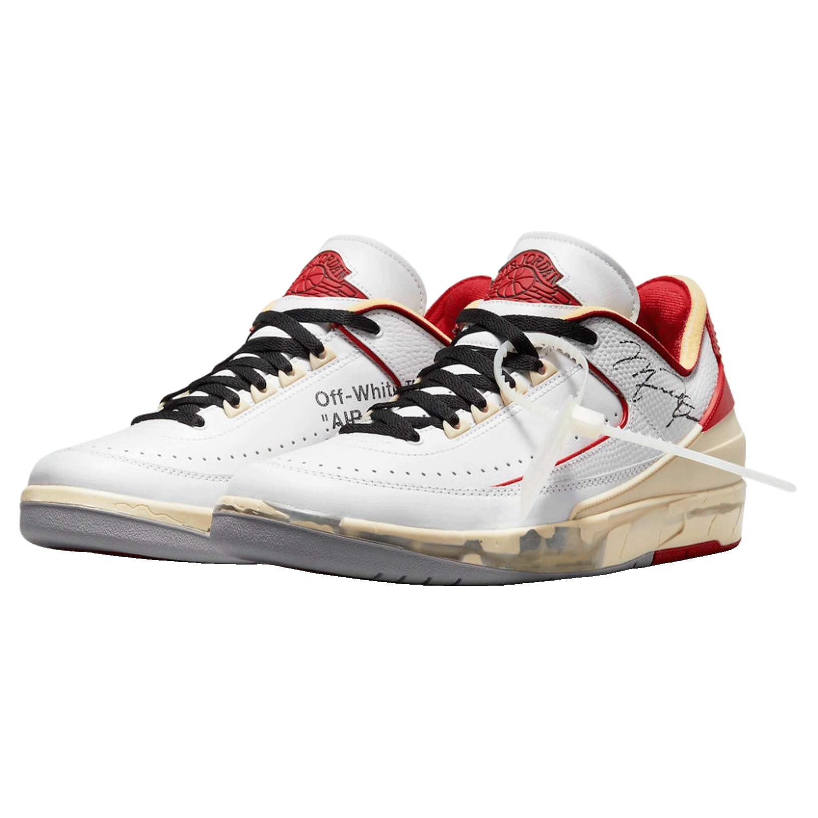 Nike Air Jordan Retro Low SP Off-White White Red – Forty Four