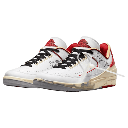 Nike Air Jordan 2 Retro Low SP Off-White White Red Side