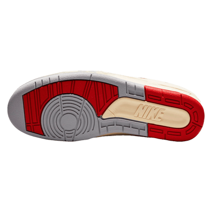 Nike Air Jordan 2 Retro Low SP Off-White White Red Sohle
