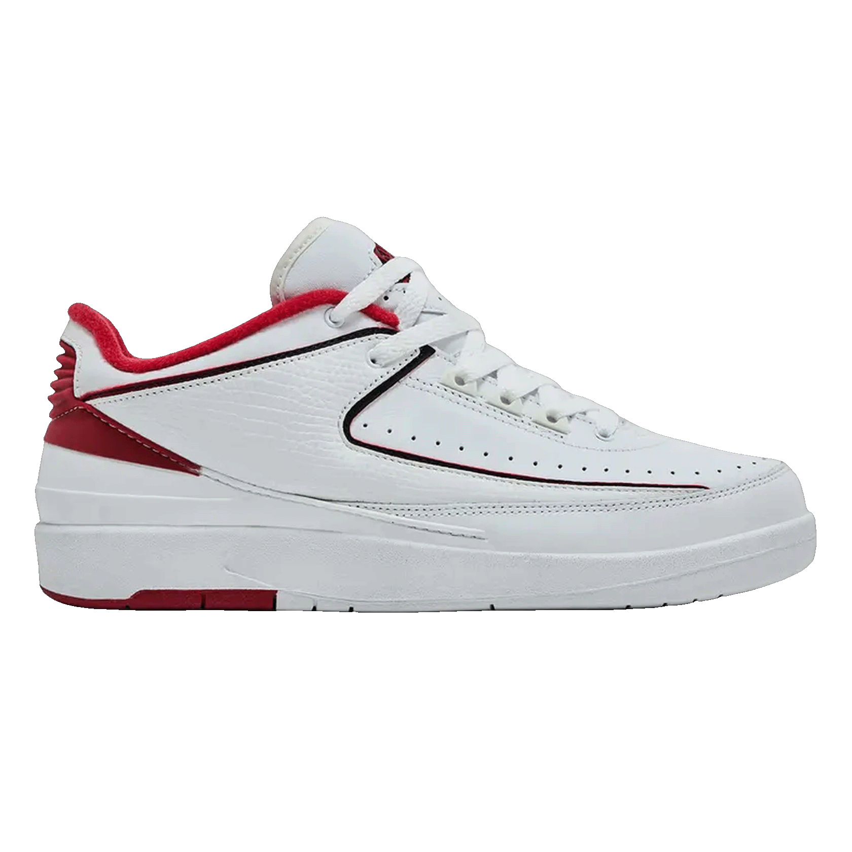 Nike Air Jordan 2 Retro Low White Varsity Red 309837-101