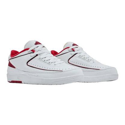 Nike Air Jordan 2 Retro Low White Varsity Red Side 309837-101