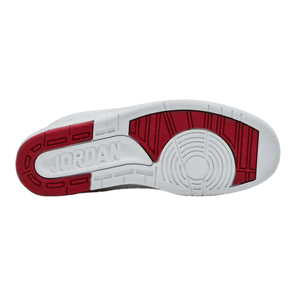 Nike Air Jordan 2 Retro Low White Varsity Red Sohle