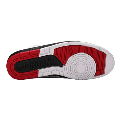 Nike Air Jordan 2 Retro QF White Varsity Red (2010) Sohle 395709-101